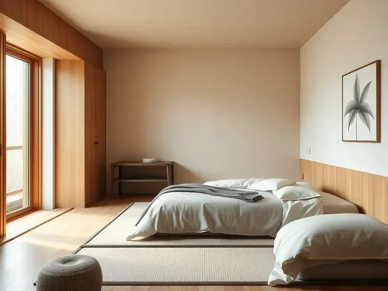 寝室の家具コーディネート